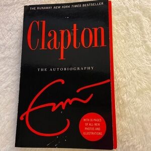 Clapton, The Autobiography. New York Times Bestseller.